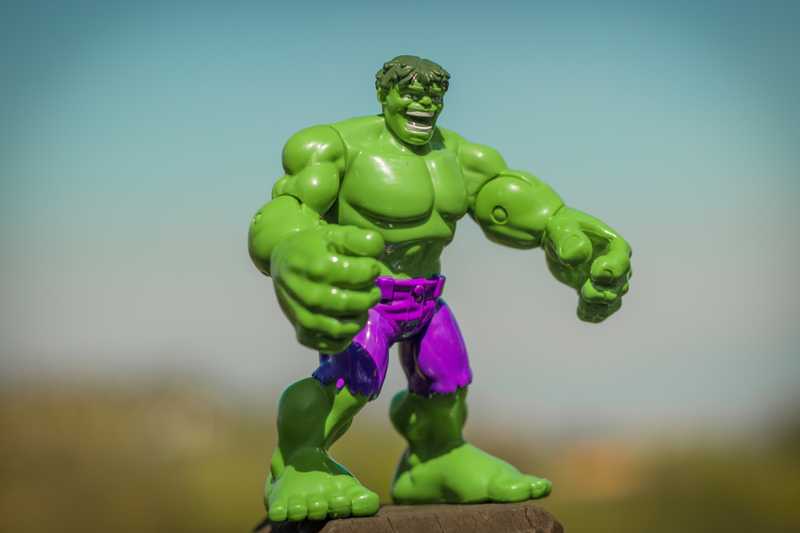 The Hulk action figure